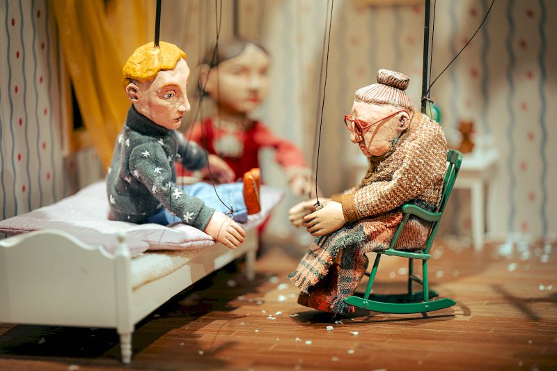 Divadlo loutek, Ostrava /Sněhová královna / foto Petr Chodura