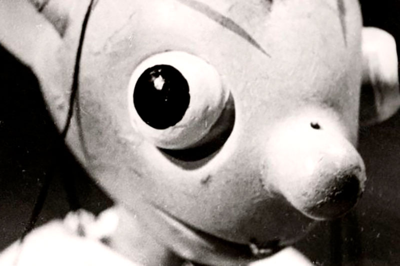 Jedna z historických podob loutky Hurvínka